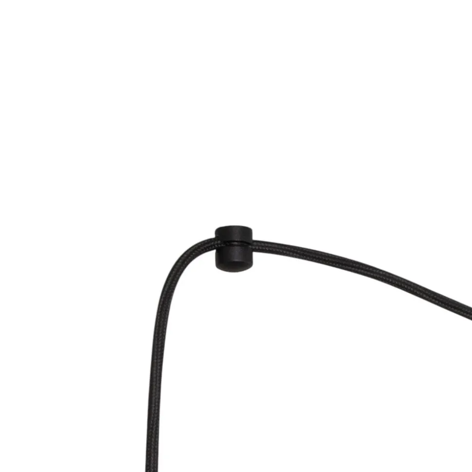 Hengelampe Spider i svart, 5 lyskilder