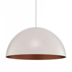 Hengelampe Studio Line 50996, hvit/kobber, Ø 35 cm