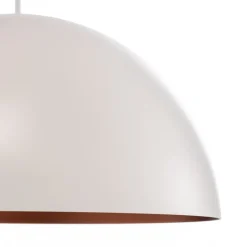 Hengelampe Studio Line 50996, hvit/kobber, Ø 35 cm