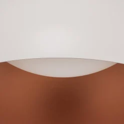 Hengelampe Studio Line 50996, hvit/kobber, Ø 35 cm