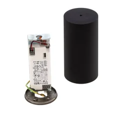 Hengelampe Studio Line 51229, svart/messing, Ø 20 cm