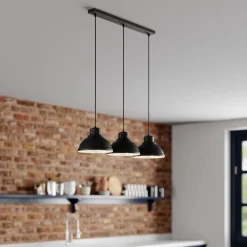 Hengelampe Sven, 3 lyskilder, svart