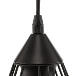 Hengelampe Tarbes, en lyskilde, 17,5 cm, svart