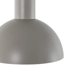 Hengelampe Vitrum cupola S, taupe, halvrund, Ø 19 cm