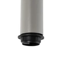Hengelampe Vitrum cupola S, taupe, halvrund, Ø 19 cm