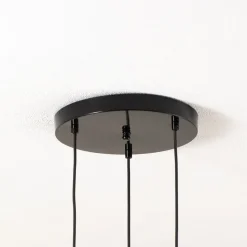 Hengelampe Yildo 6871 3 lyskilder rondel svart/kobber