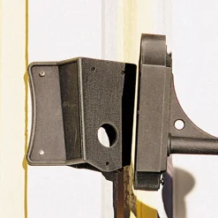 Hjørnebrakett for vegglamper i svart