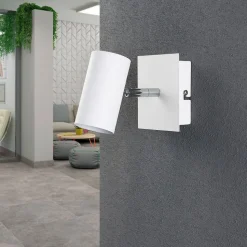 Hvit Iluk spot for vegg og tak