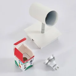 Hvit Iluk spot for vegg og tak