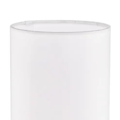 Hvit tekstillampe Clarie.