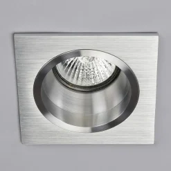 Høyvoltsinnbyggingslampe Soley, kantet