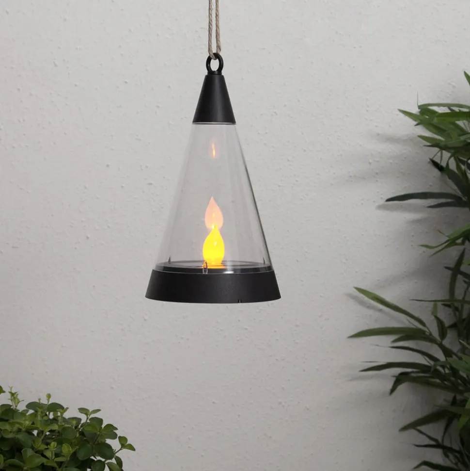 3-i-1 LED-solcellelampe Pisa jordspyd (valgfritt)