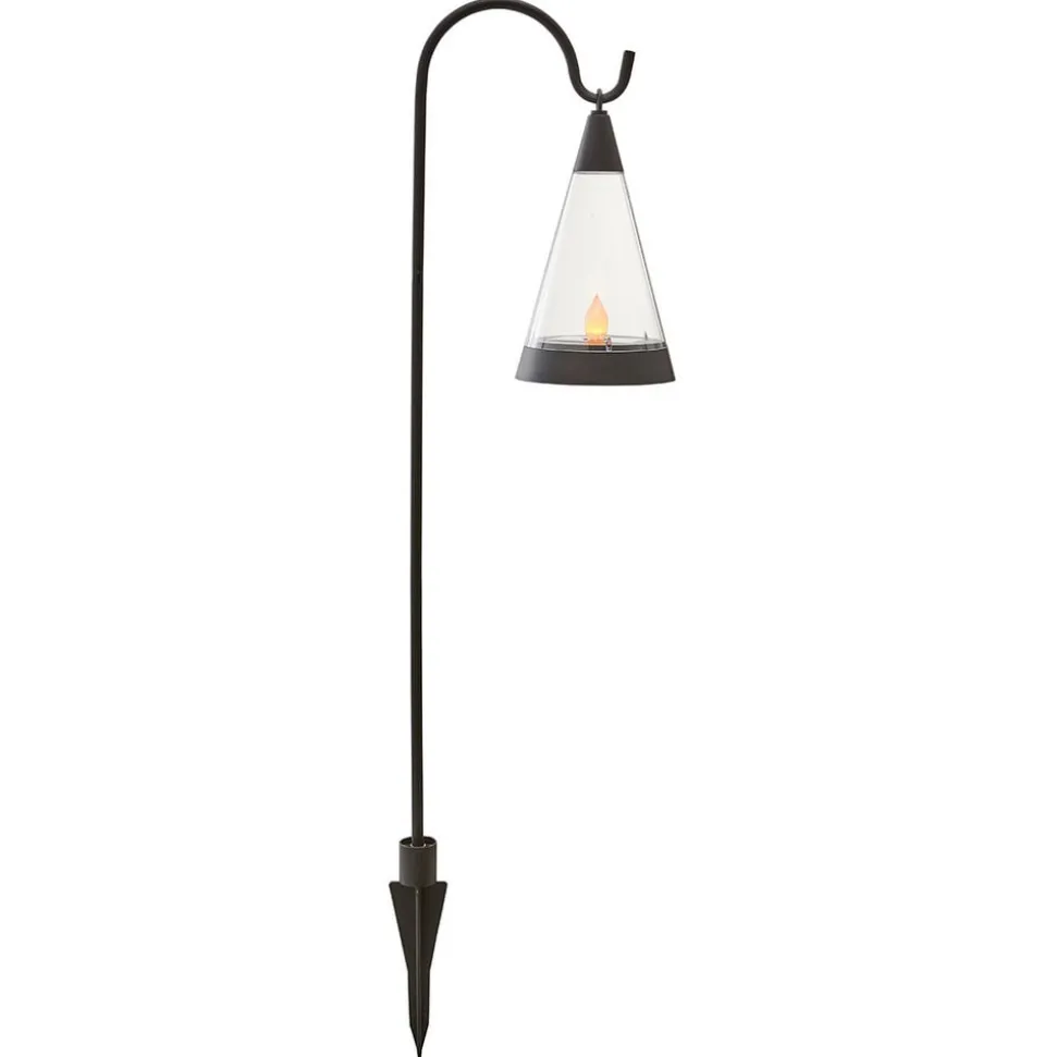 3-i-1 LED-solcellelampe Pisa jordspyd (valgfritt)