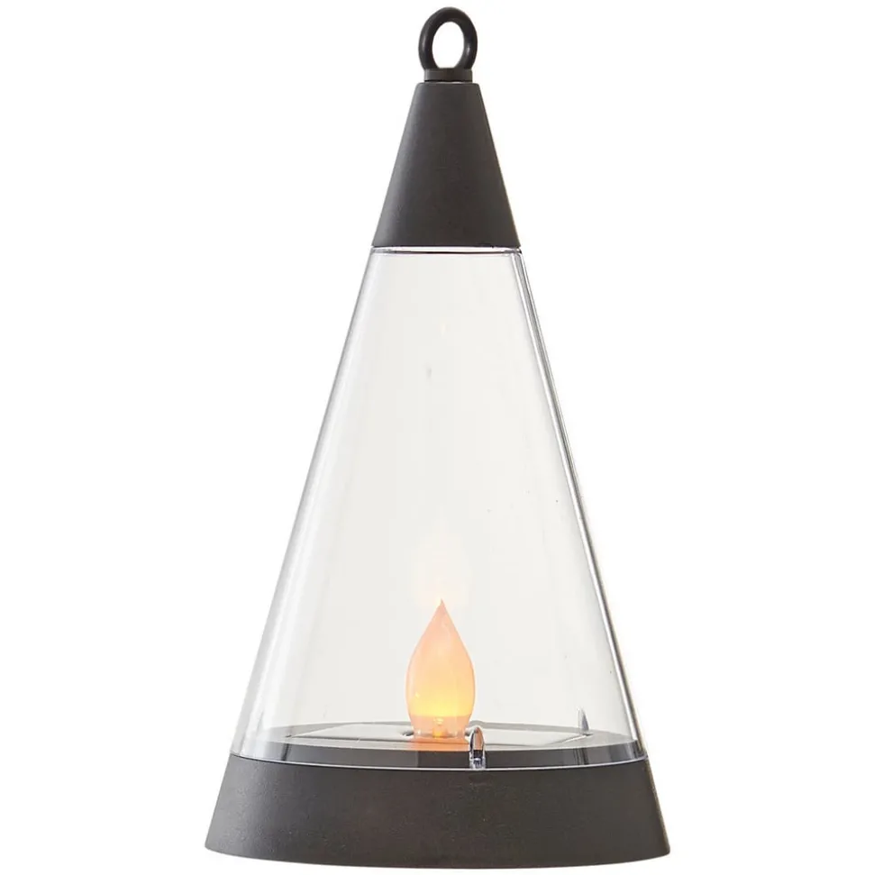 3-i-1 LED-solcellelampe Pisa jordspyd (valgfritt)