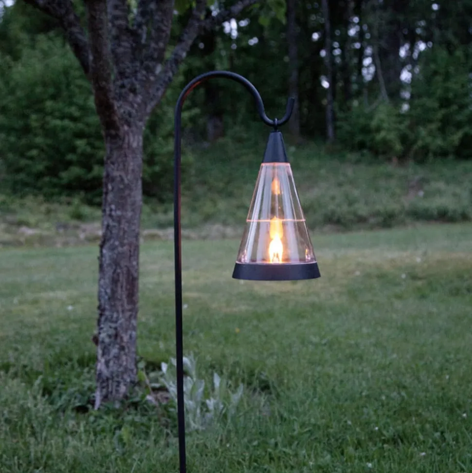 3-i-1 LED-solcellelampe Pisa jordspyd (valgfritt)