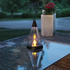 3-i-1 LED-solcellelampe Pisa jordspyd (valgfritt)