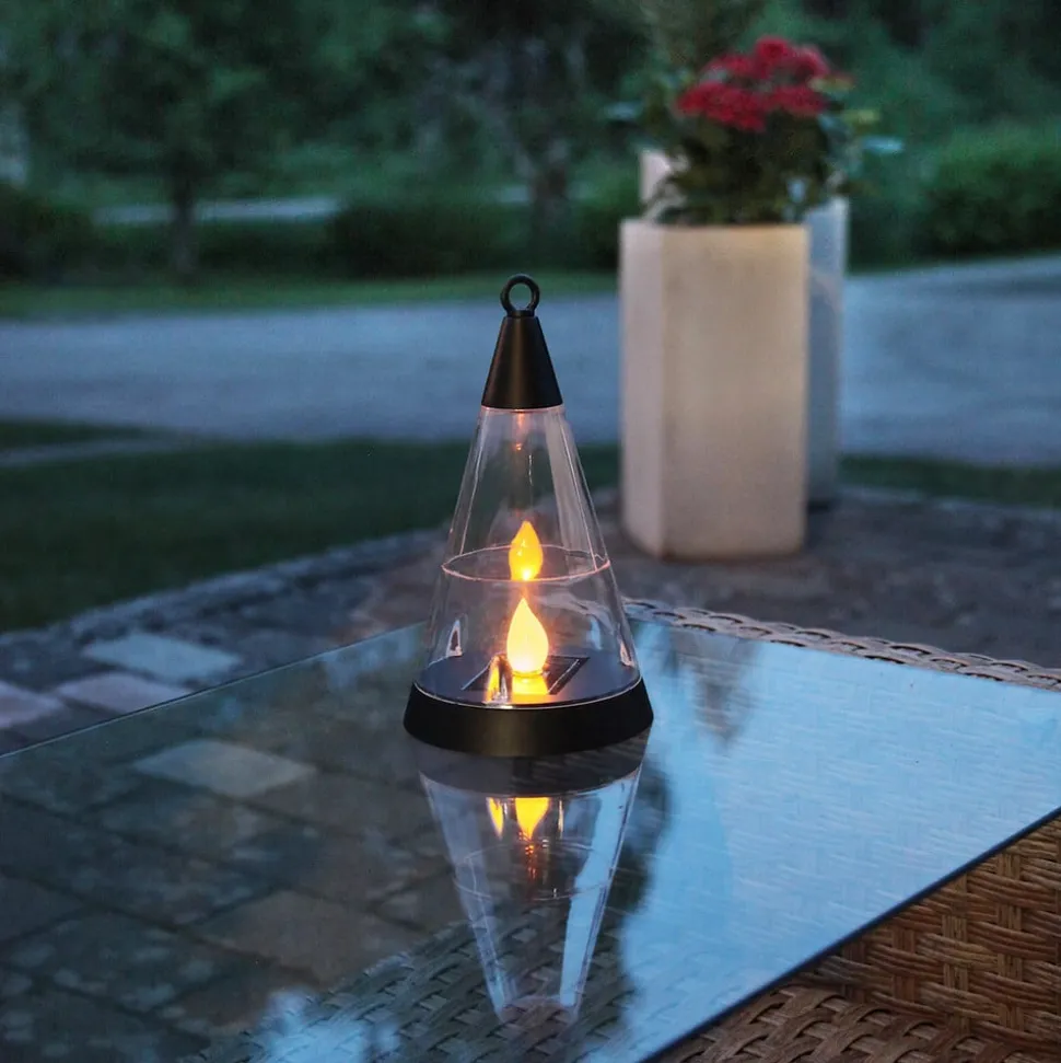 3-i-1 LED-solcellelampe Pisa jordspyd (valgfritt)