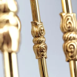 IMKE lysekrone i polert messing med åtte lys