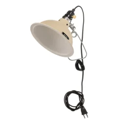 Industrielt utseende - klemmelampe Pepper beige