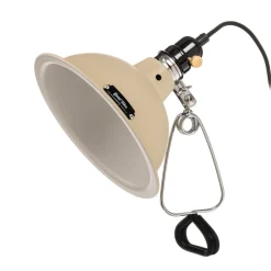 Industrielt utseende - klemmelampe Pepper beige