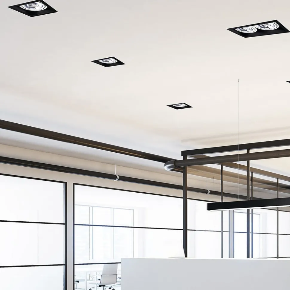 Innbyggingsdownlight Mod I, 1 lyskilde, svart