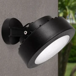 Innfellingsspot Tommy, rund svart 1 lys, 10 W CCT