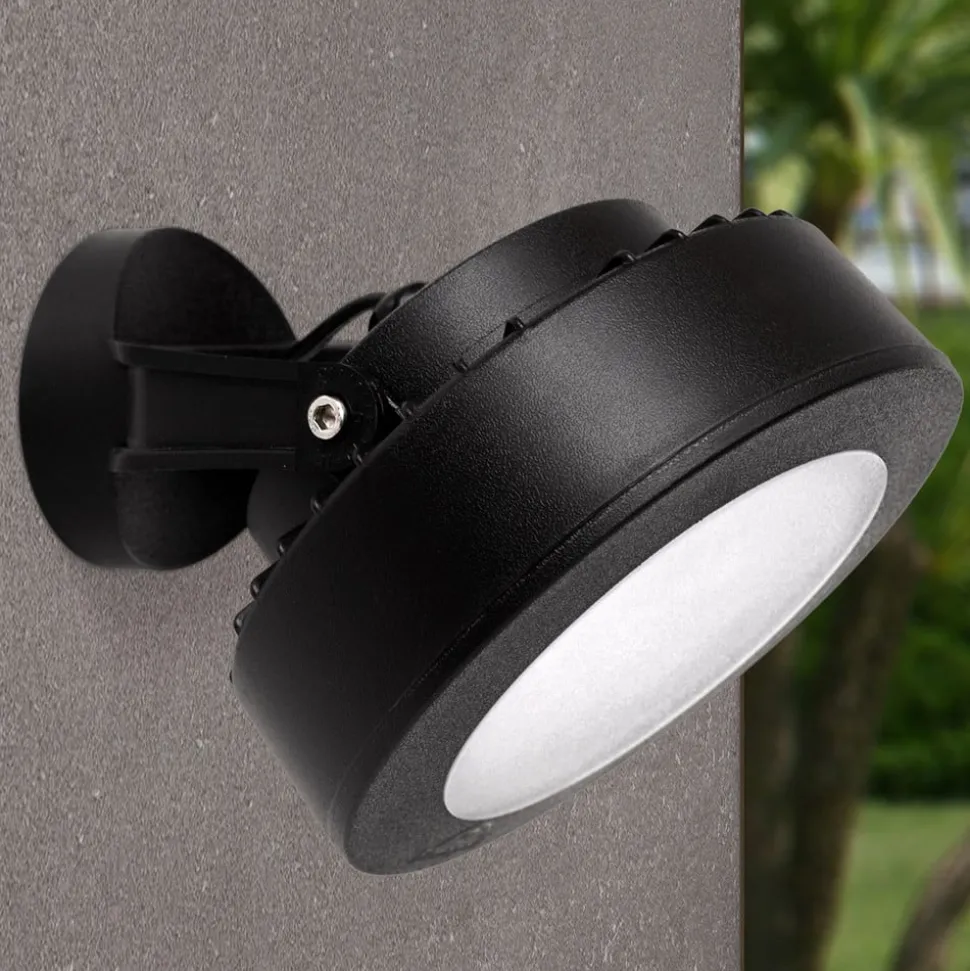 Innfellingsspot Tommy, rund svart 1 lys, 10 W CCT