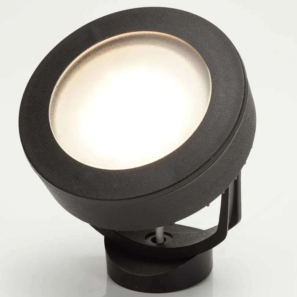 Innfellingsspot Tommy, rund svart 1 lys, 10 W CCT