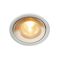 Innfelt downlight Sorina, GU10, stiv, metall, hvit