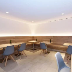 Innfelt LED-taklampe Acrux, Ø 15 cm, svart, CCT