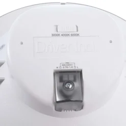 Innfelt LED-taklampe Acrux, Ø 17 cm, svart, CCT