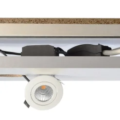 Innfelt LED-takspot Dione 3 000 K hvit