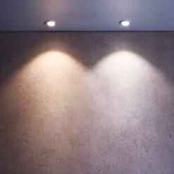 Innfelt LED-takspot Dione 4 000 K sølvgrå