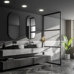 Innfelt LED-takspot Kulana Mini IP44 3stk hvit