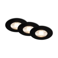 Innfelt LED-takspot Kulana Mini IP44 3stk svart