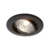 Innfelt spot GU10 uten pære, svart