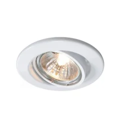 Innfelt spot GU10 uten pære, hvit