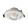 Innfelt taklampe Dione, IP44, 3000 K, hvit, dimbar