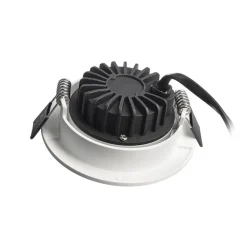 Innfelt taklampe Dione, IP44, 3000 K, hvit, dimbar