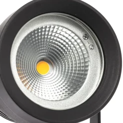 Irina utendørs LED-spot, sett med 3 stk, jordspyd, støpsel, grå