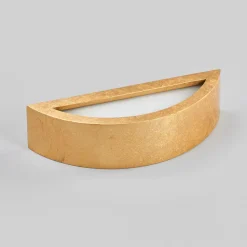 Jasin - vegglampe med gullfarget overflate