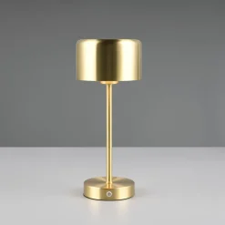 Jeff LED-bordlampe, matt messing, høyde 30 cm, metall