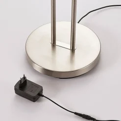 Jonne LED-uplight med lesearm, dimbar, rund