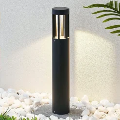 Jordis LED-gatelampe i mørkegrått