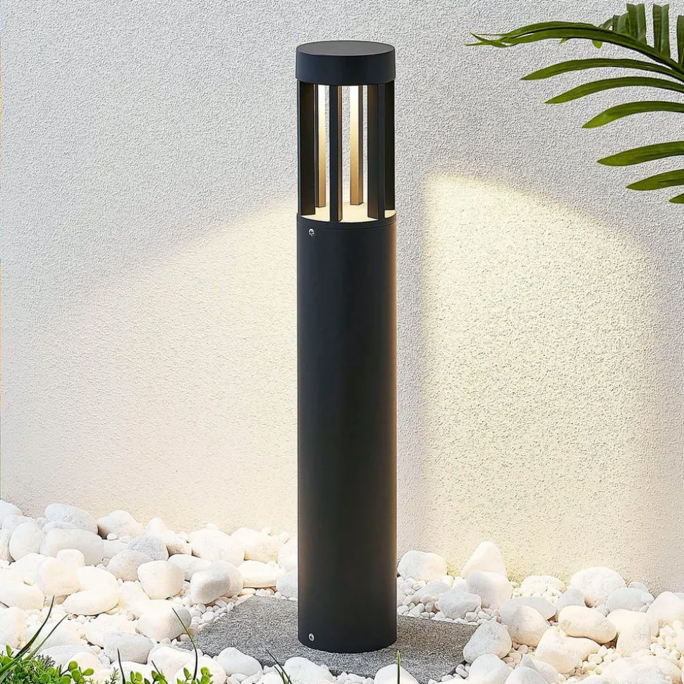 Jordis LED-gatelampe i mørkegrått