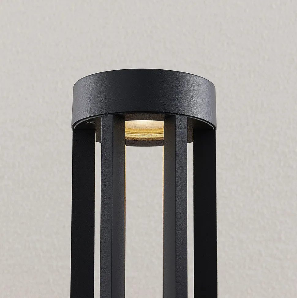 Jordis LED-gatelampe i mørkegrått