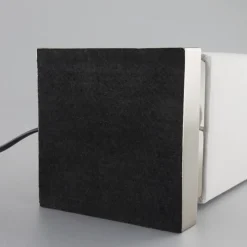 Julina - Tekstilnattbordlampe i grått