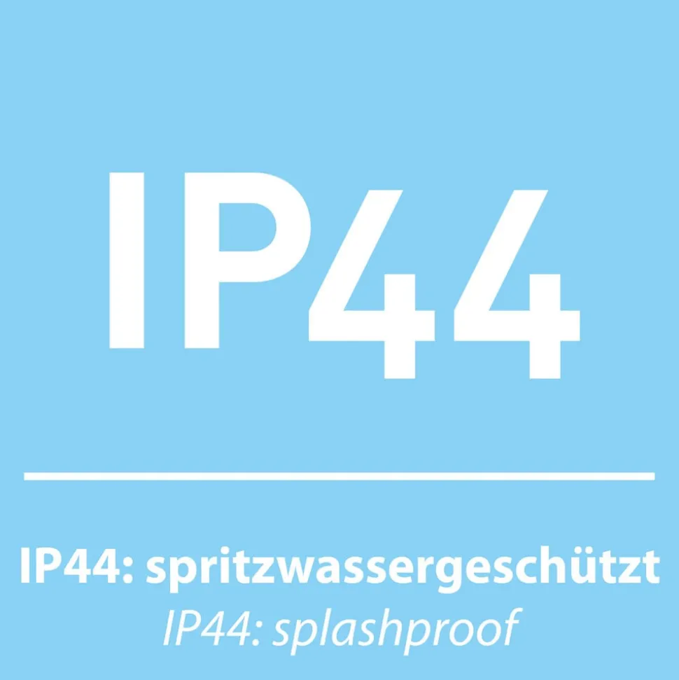 JUST LIGHT. Amag LED-bordlampe, svart, jern, IP44