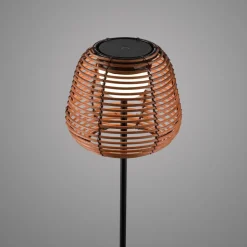 JUST LIGHT. Askia LED-gulvlampe, rotting, IP54, berøringsdim