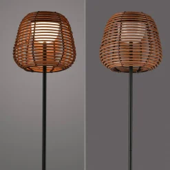 JUST LIGHT. Askia LED-gulvlampe, rotting, IP54, berøringsdim